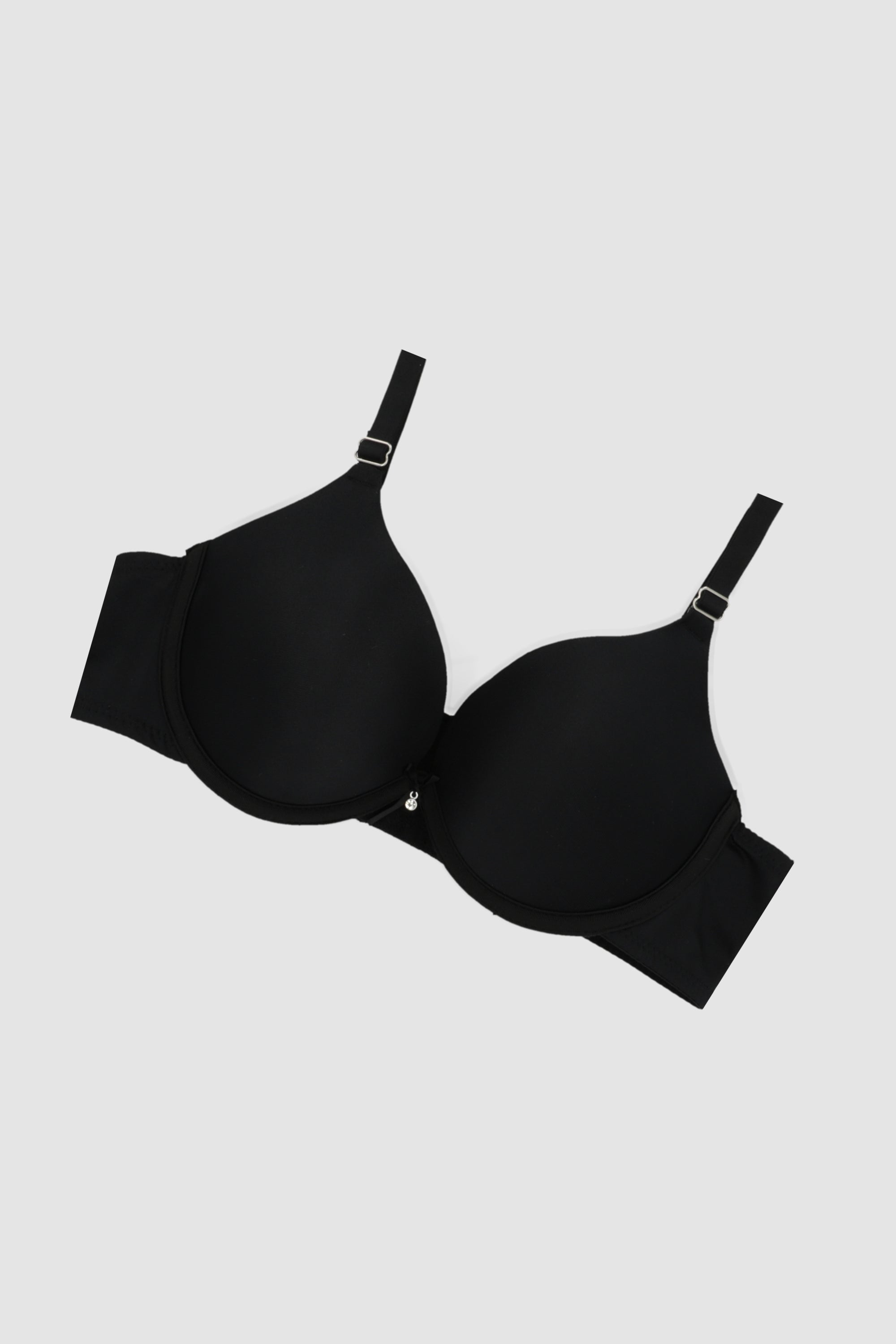 Bra copa satinada dije NEGRO