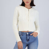 Sudadera tejido trenza