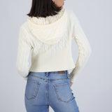 Sudadera tejido trenza