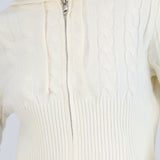 Sudadera tejido trenza