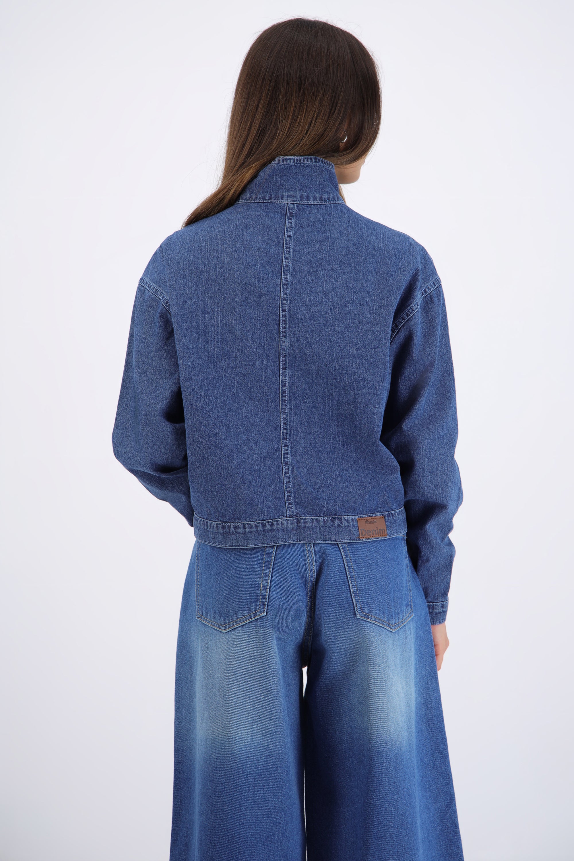 Chamarras denim bolsas