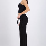 Pantalón detalle pañuelo liso