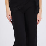 Pantalón detalle pañuelo liso