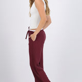 Pantalón pretina doble detalle rayas