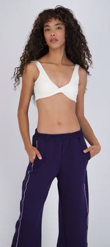 Top deportivo con twist