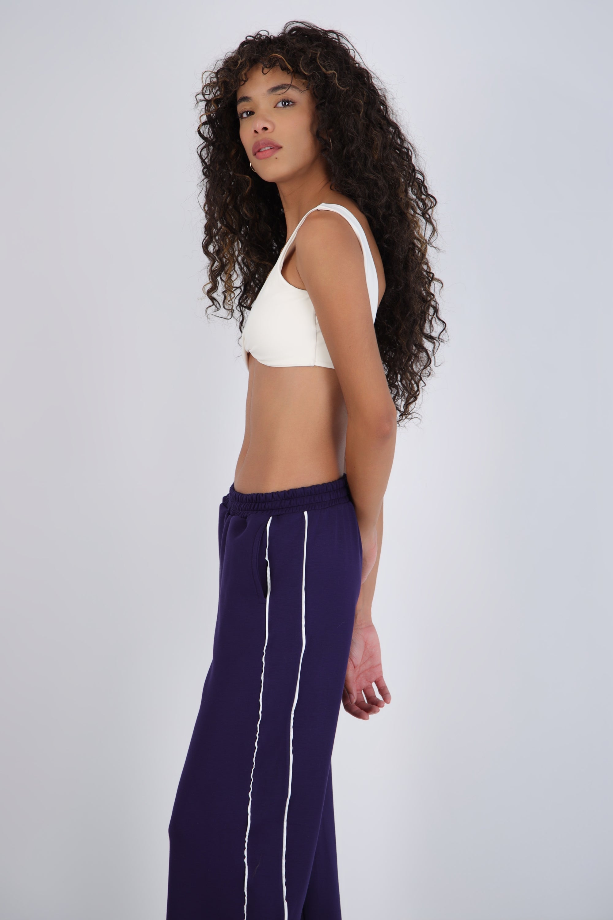 Top deportivo con twist