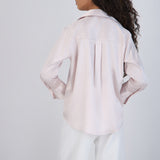 Blusa satin rayas