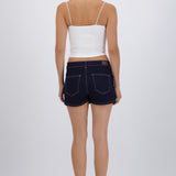 Skort cruzado denim