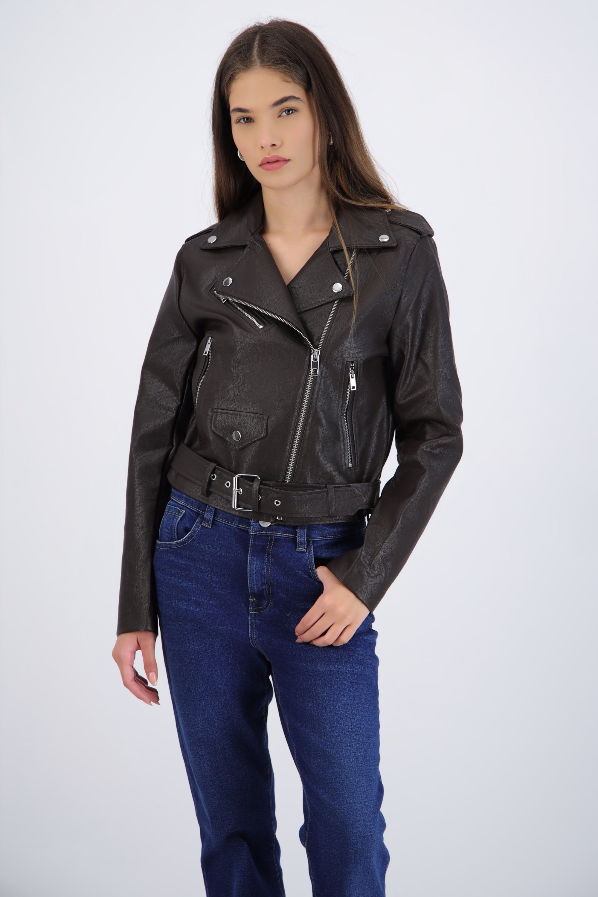 Chamarra biker básica