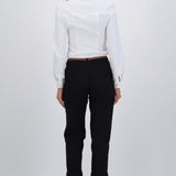 Pantalón chino cinturón trenzado