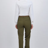Pantalón chino cinturón trenzado