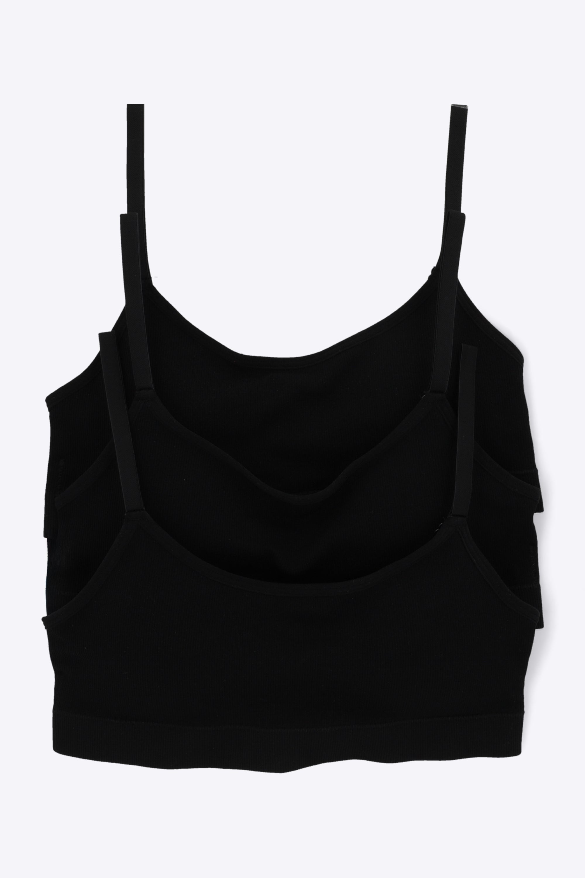 Tripack bralette rib