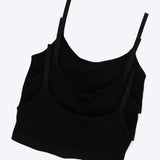 Tripack bralette rib