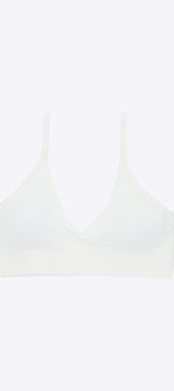 Bralette rib escote V