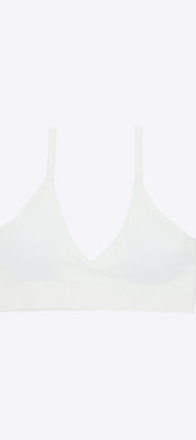 Bralette rib escote V