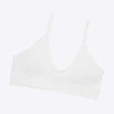 Bralette rib escote V