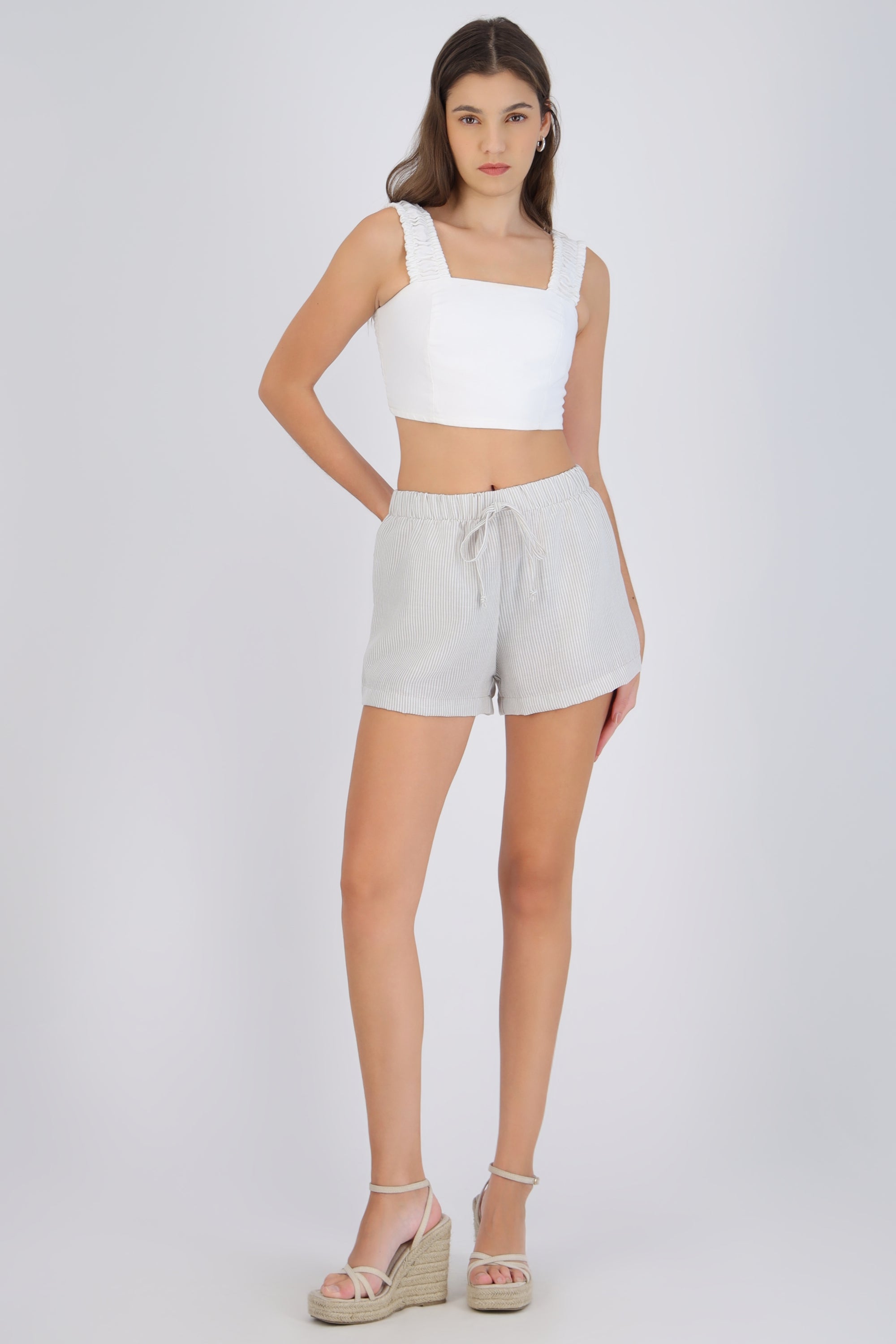Short mini rayas
