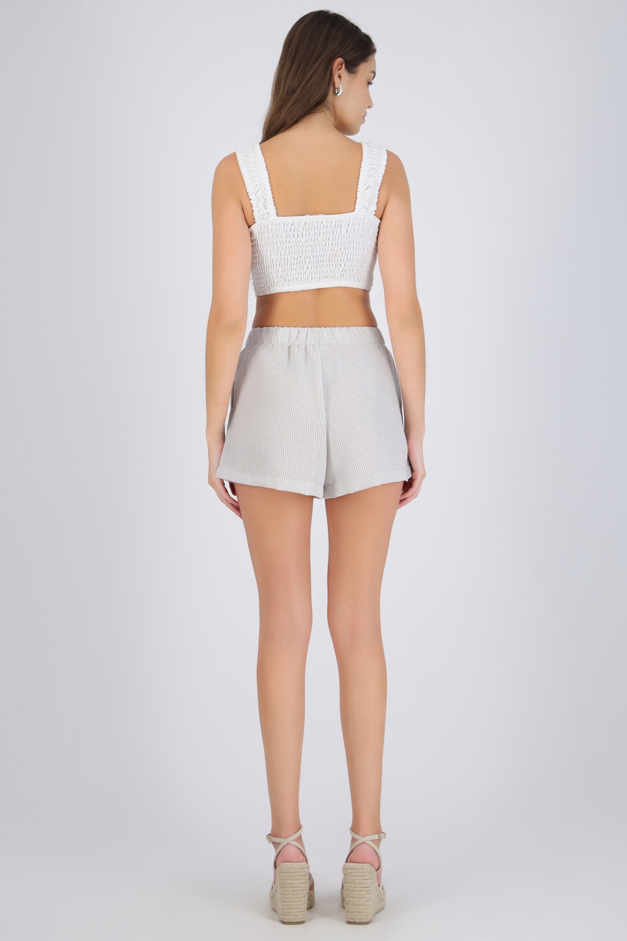 Short mini rayas