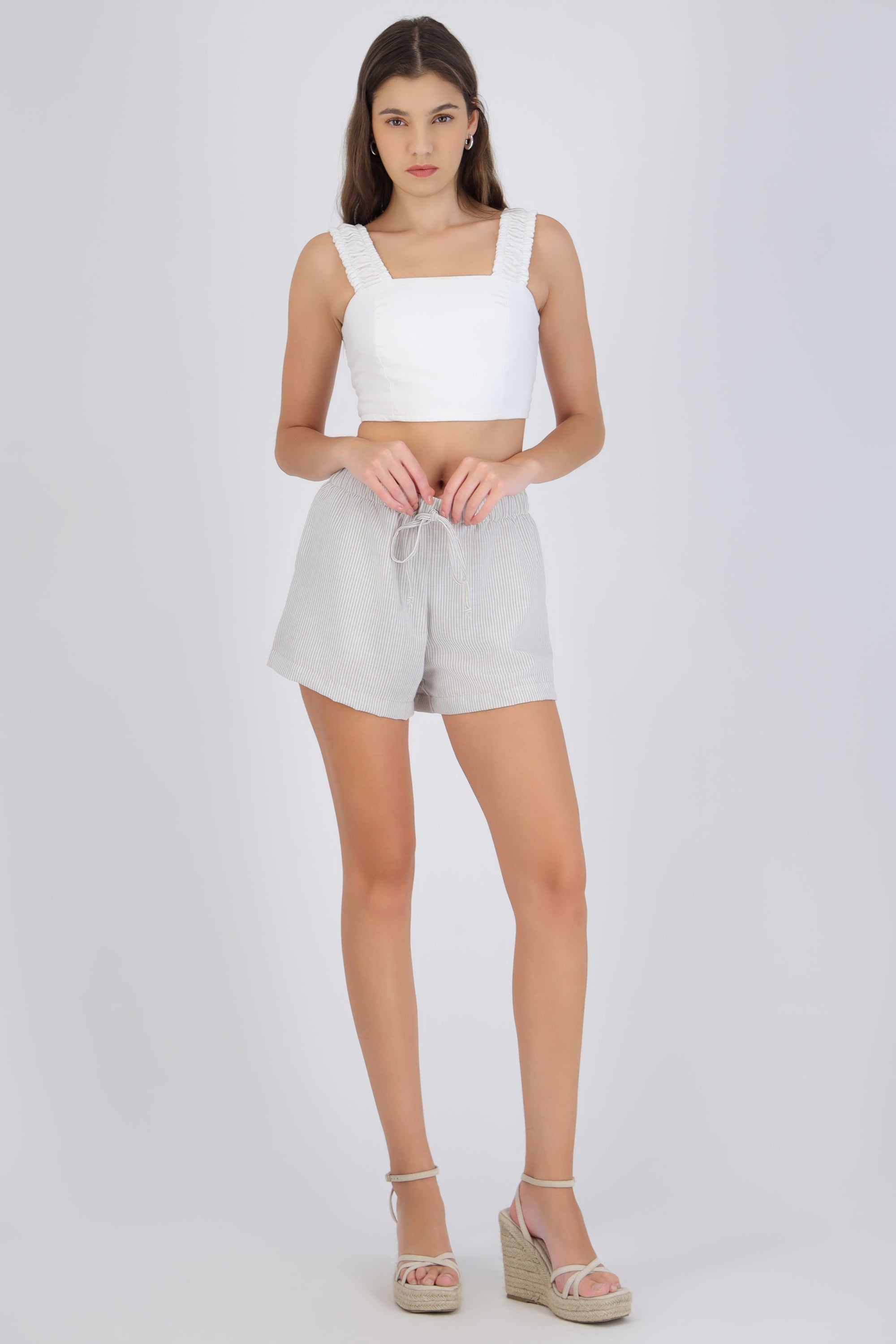 Short mini rayas