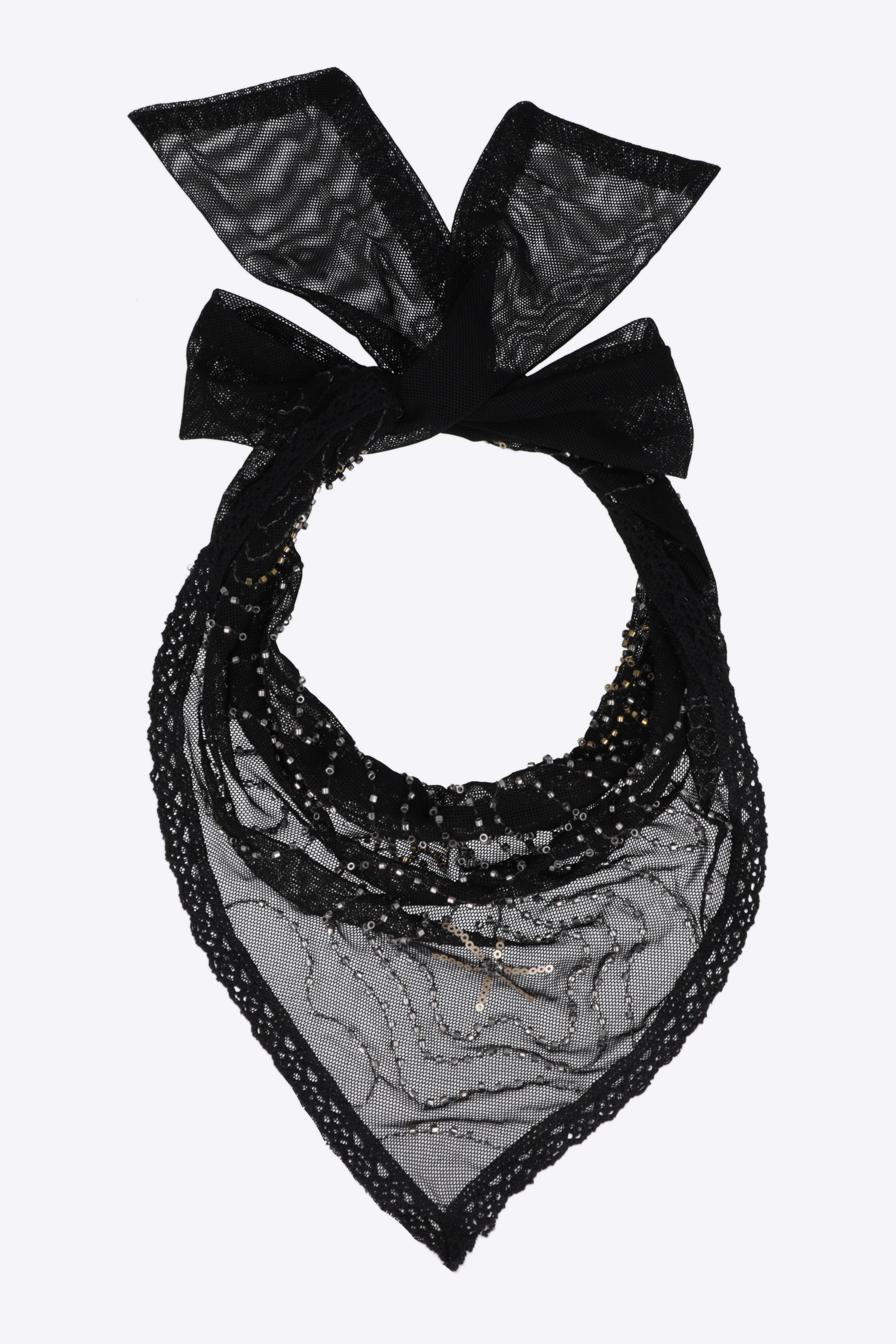 Pañuelo mesh bordados