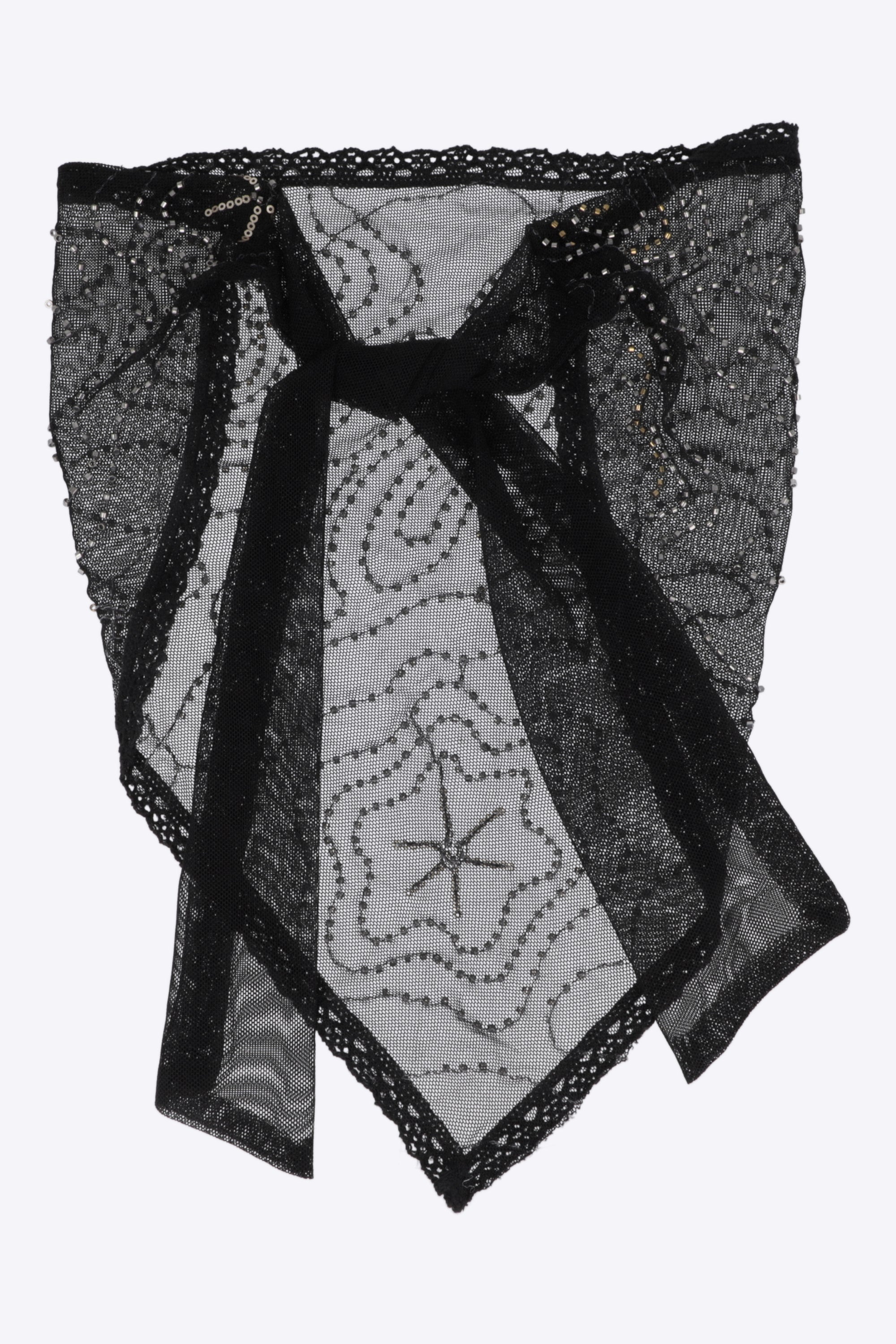 Pañuelo mesh bordados