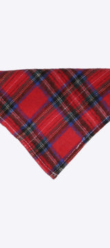 Bandana mascota tartán