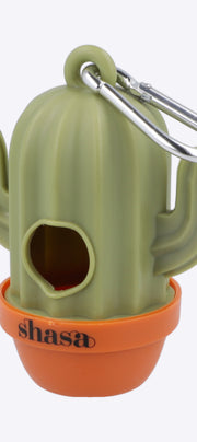 Portabolsas mascota cactus