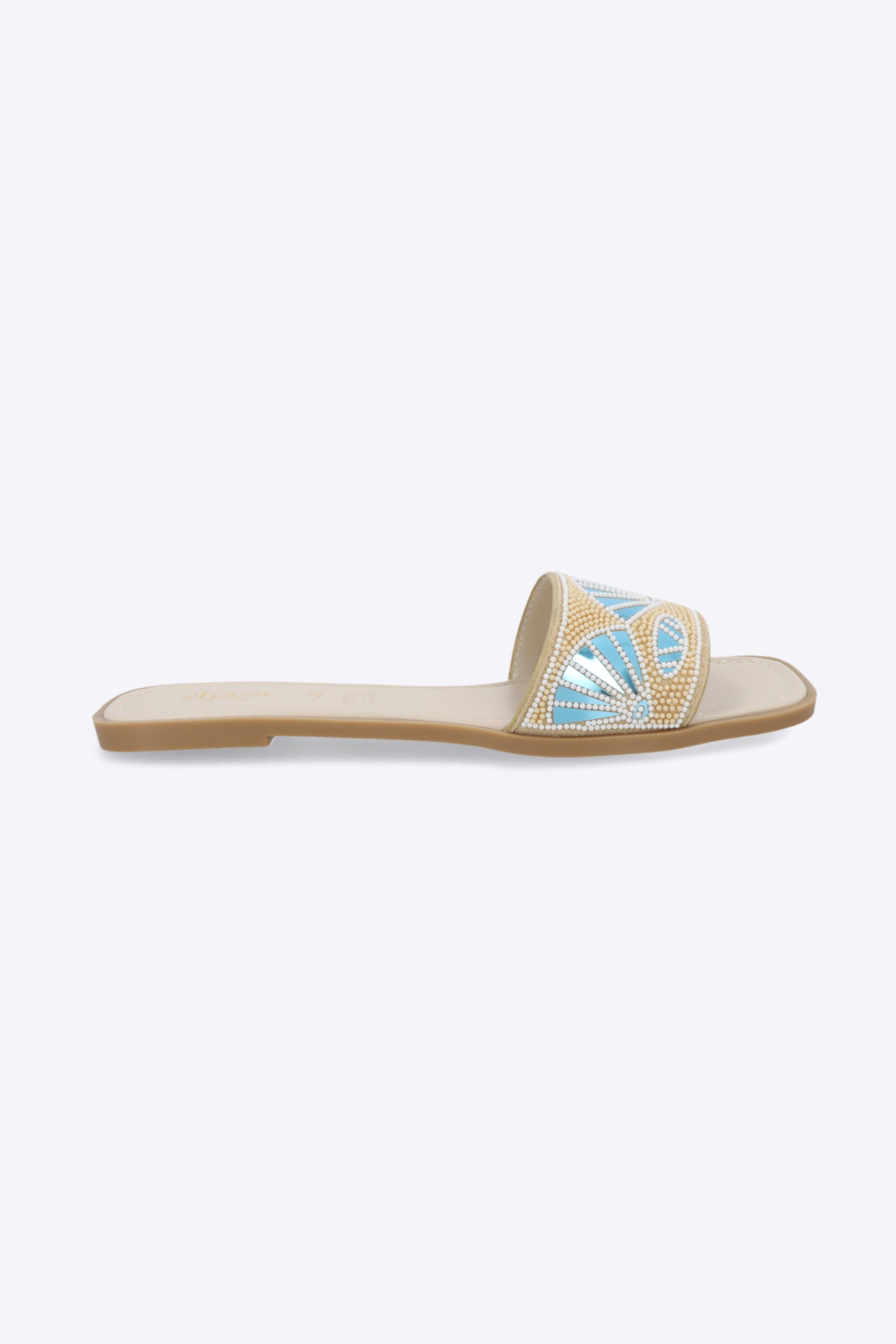 Sandalia mula chaquitas conchas