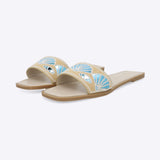 Sandalia mula chaquitas conchas