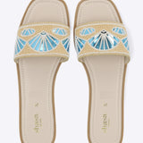 Sandalia mula chaquitas conchas