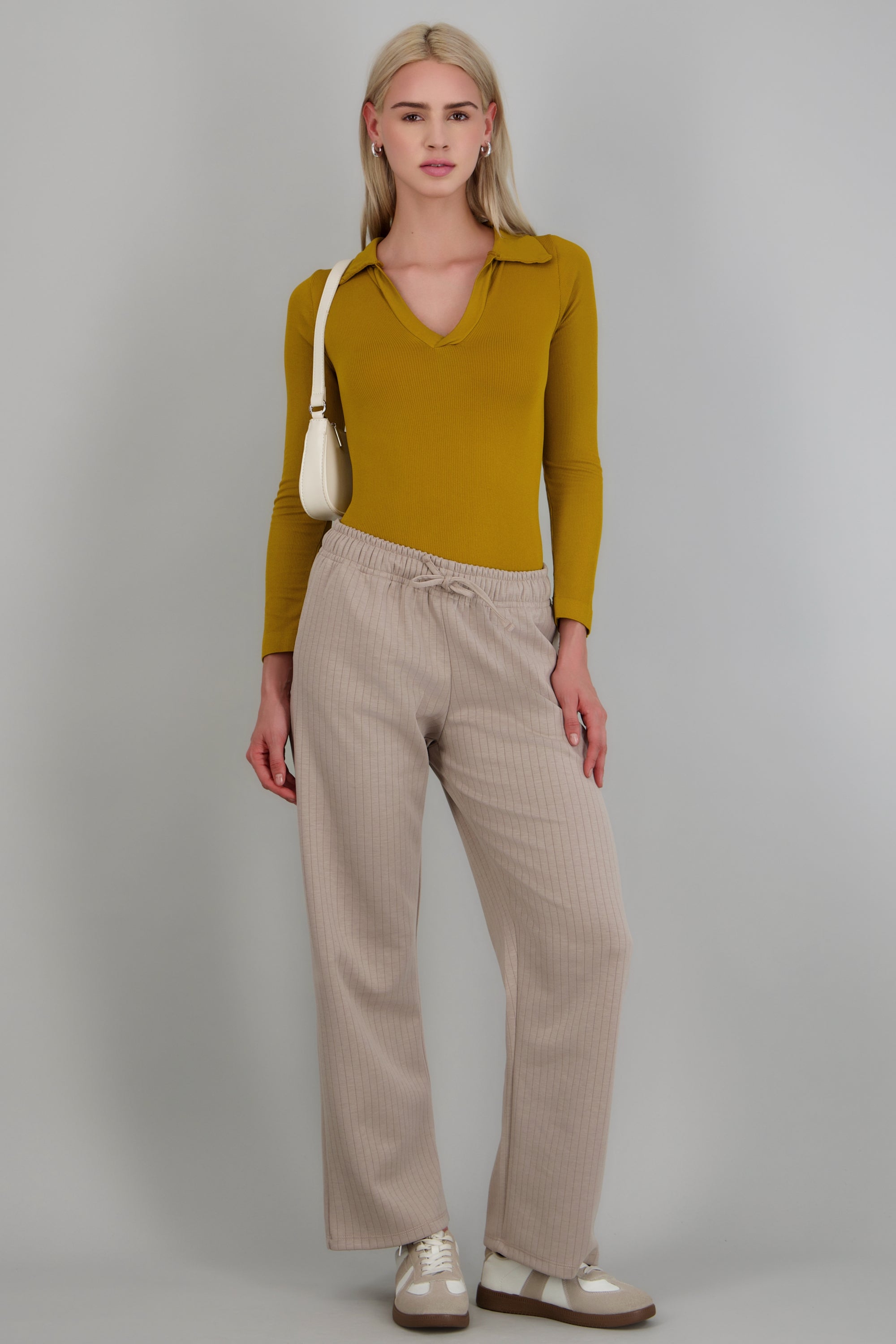 Pants detalle pretina resorte KHAKI