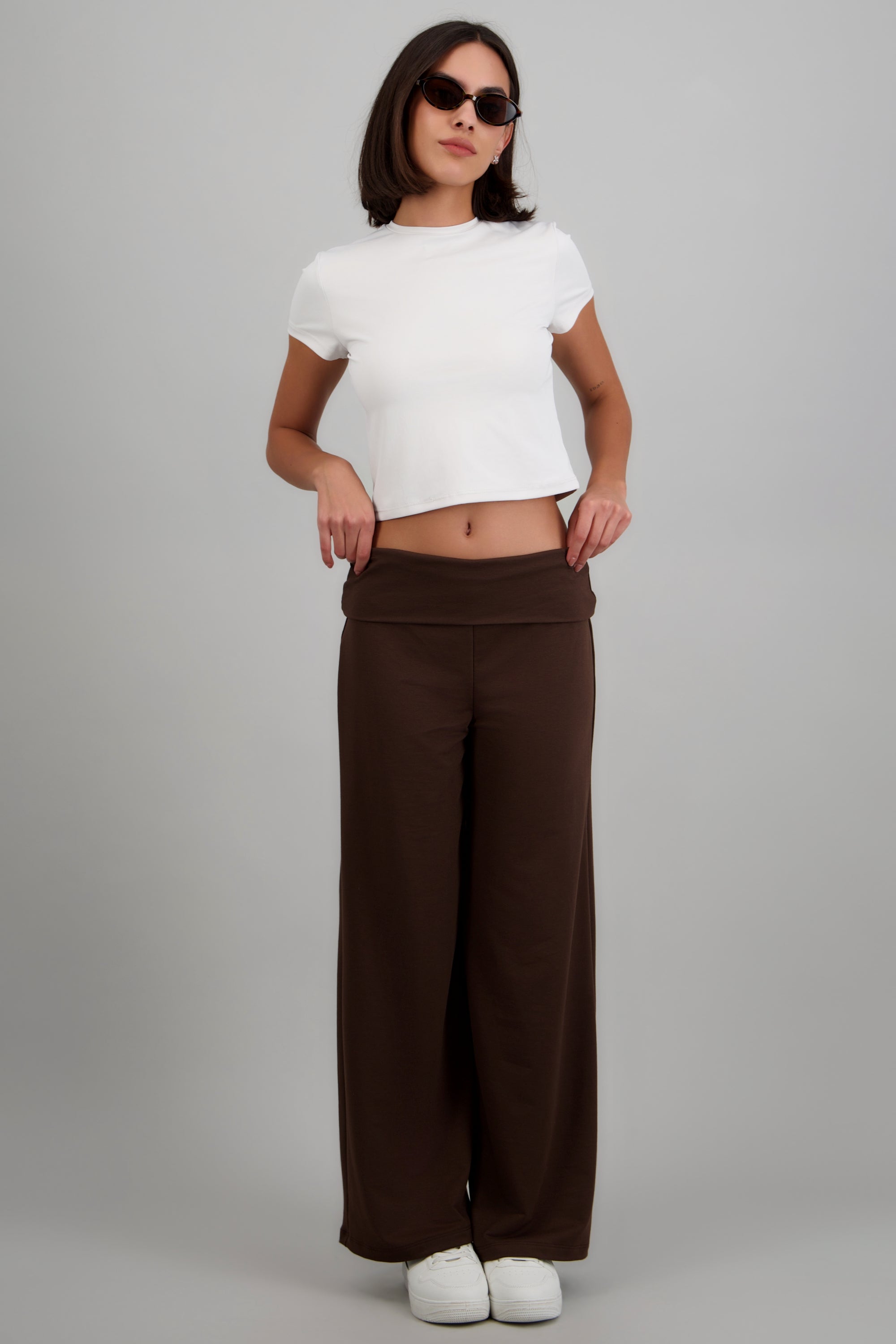 Pantalon doble pretina CHOCOLATE