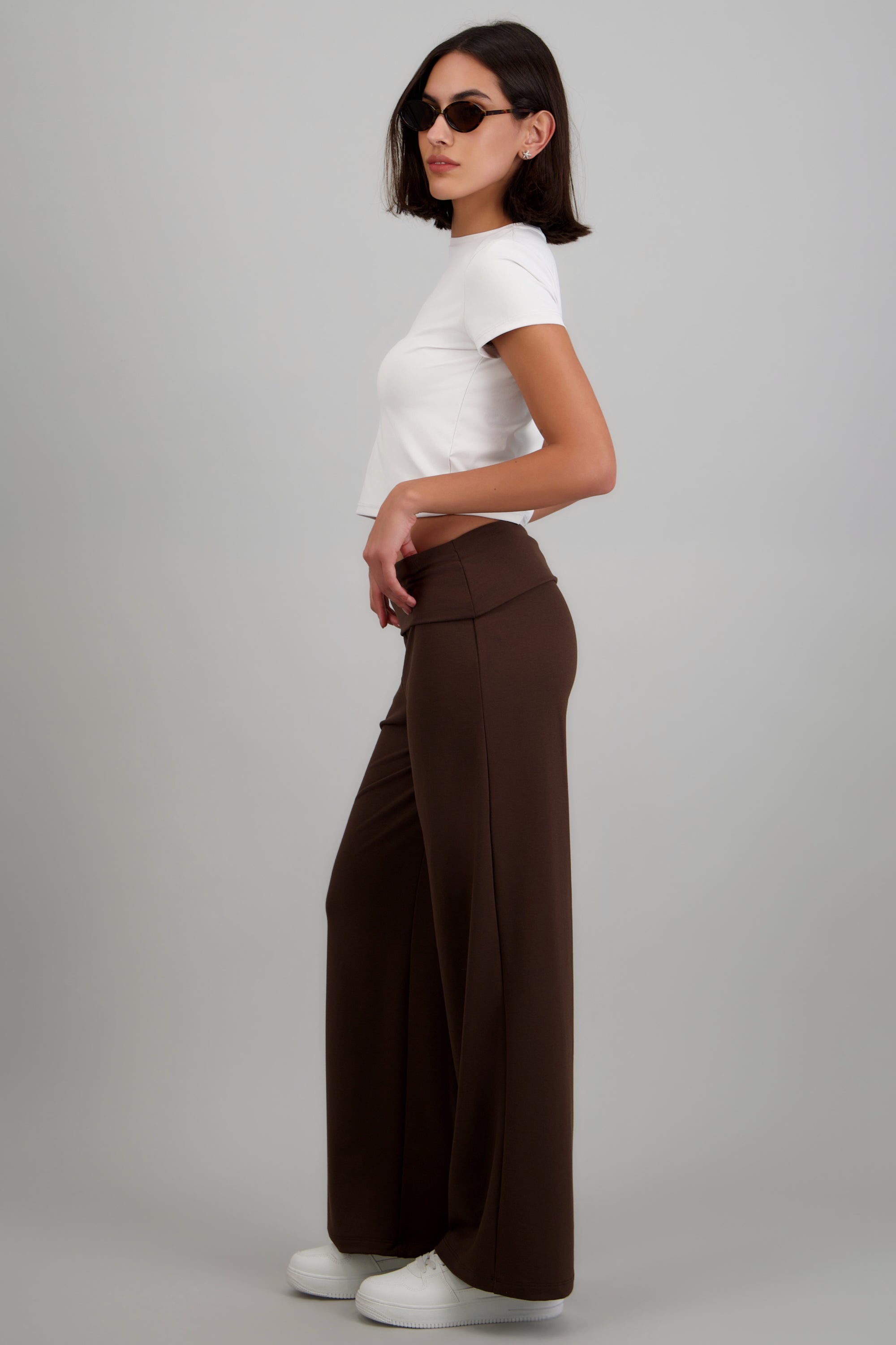 Pantalon doble pretina CHOCOLATE