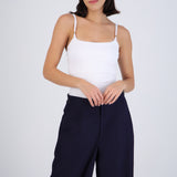 Body tirantes escote redondo detalle broches
