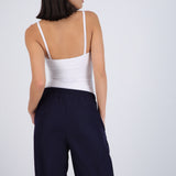 Body tirantes escote redondo detalle broches