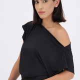 Top manga corta off shoulder