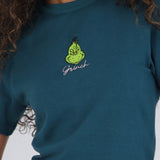Crop grinch manga corta
