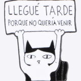 Pin gato llegué tarde