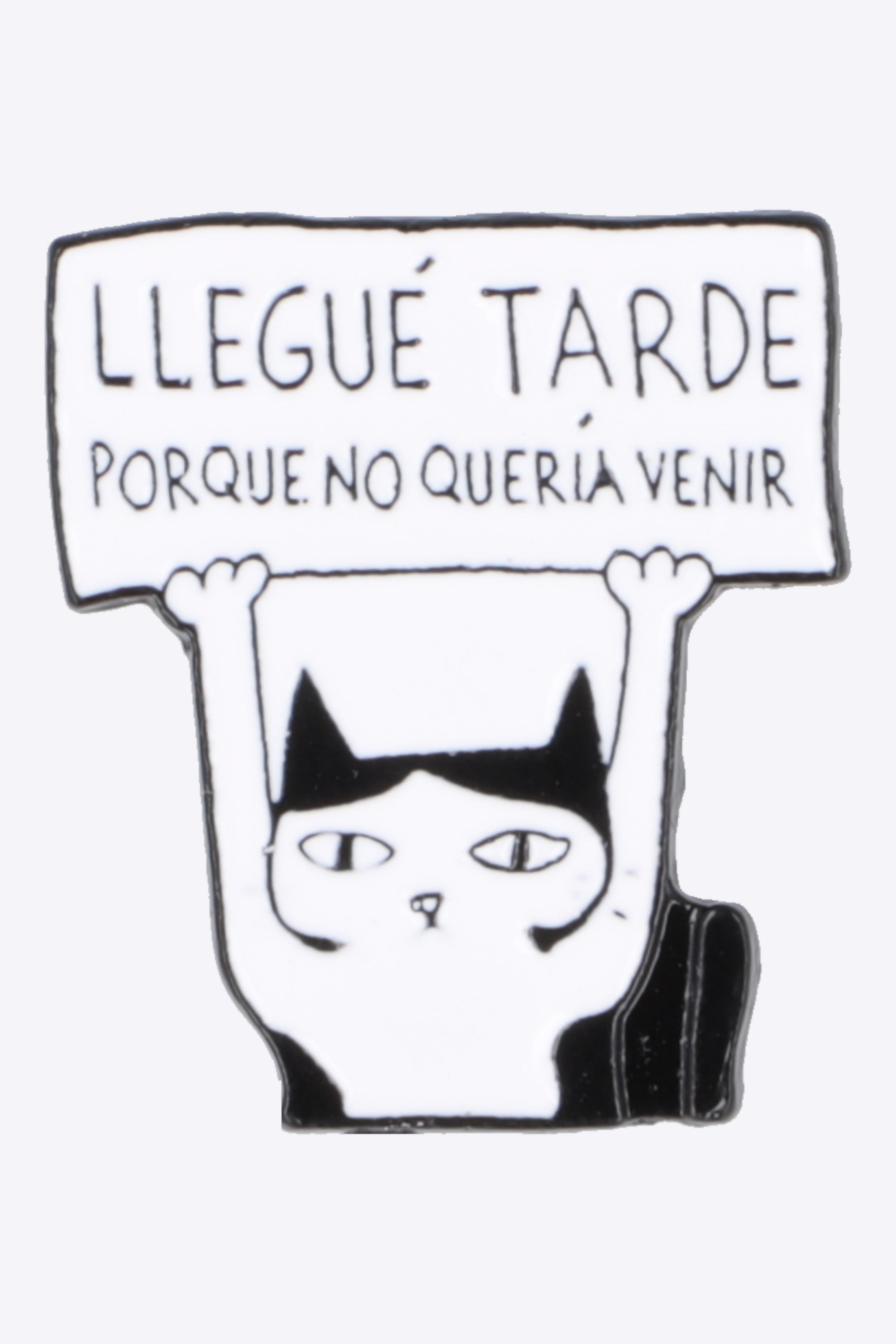 Pin gato llegué tarde