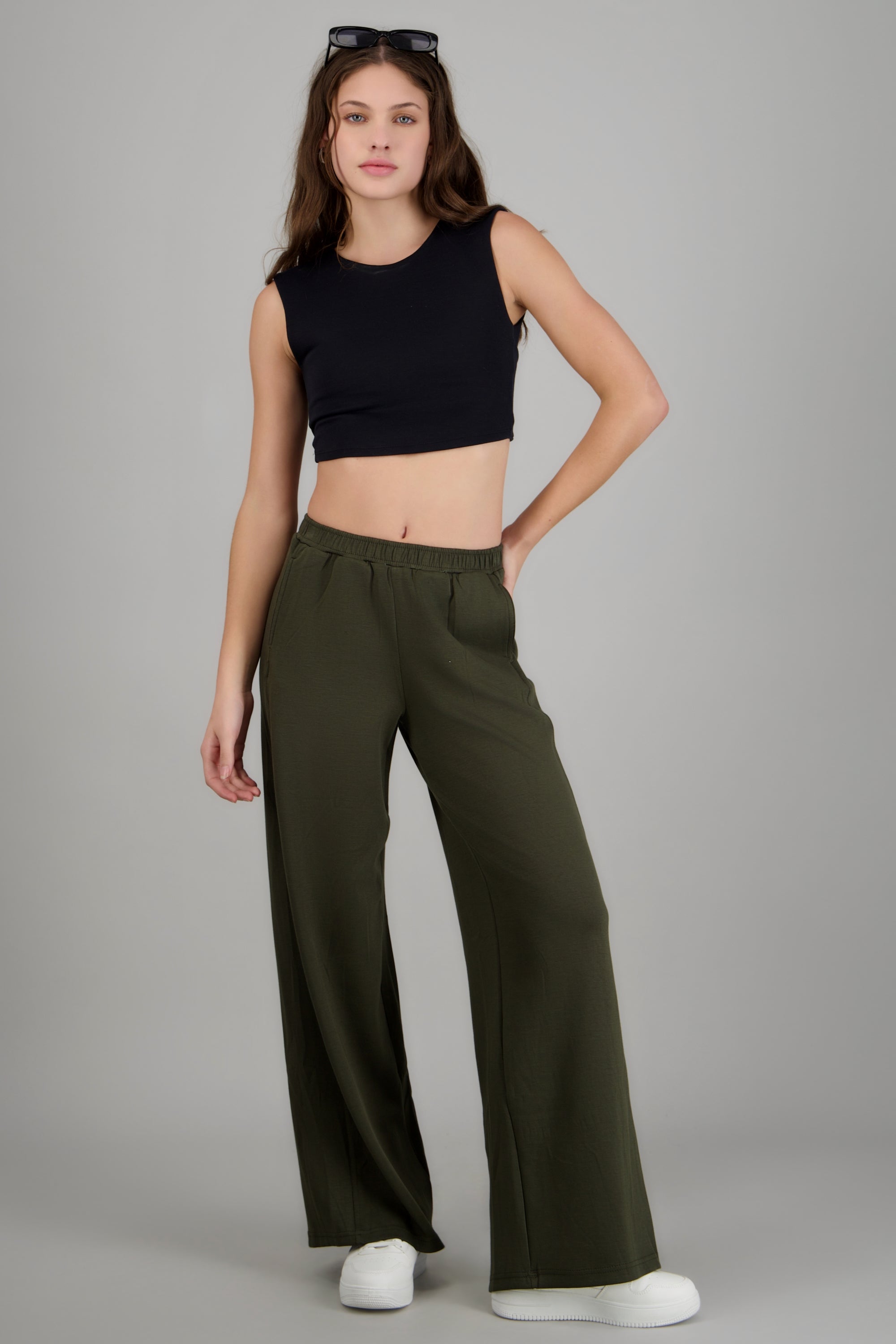 Pants modal con bolsas OLIVO