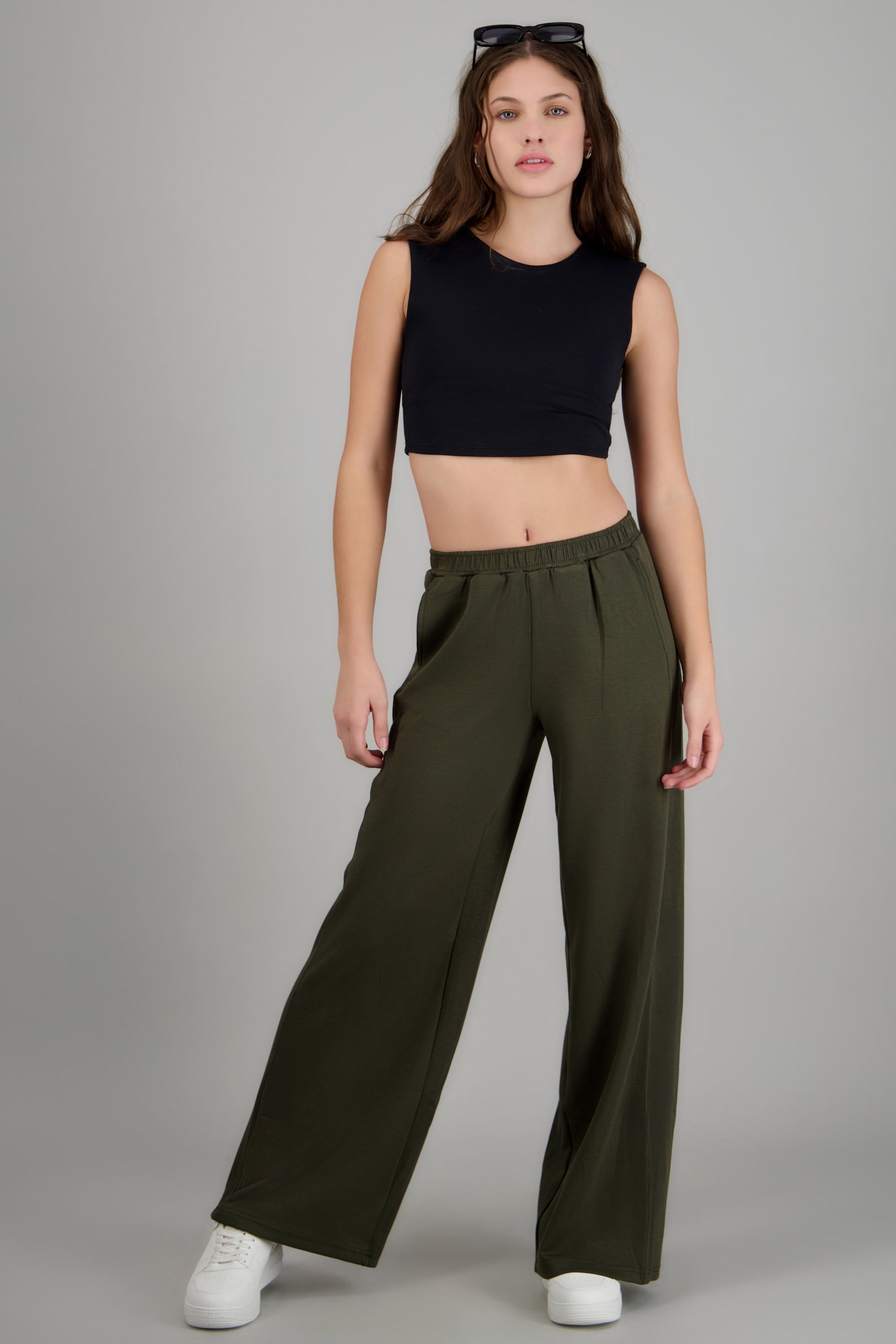Pants modal con bolsas OLIVO