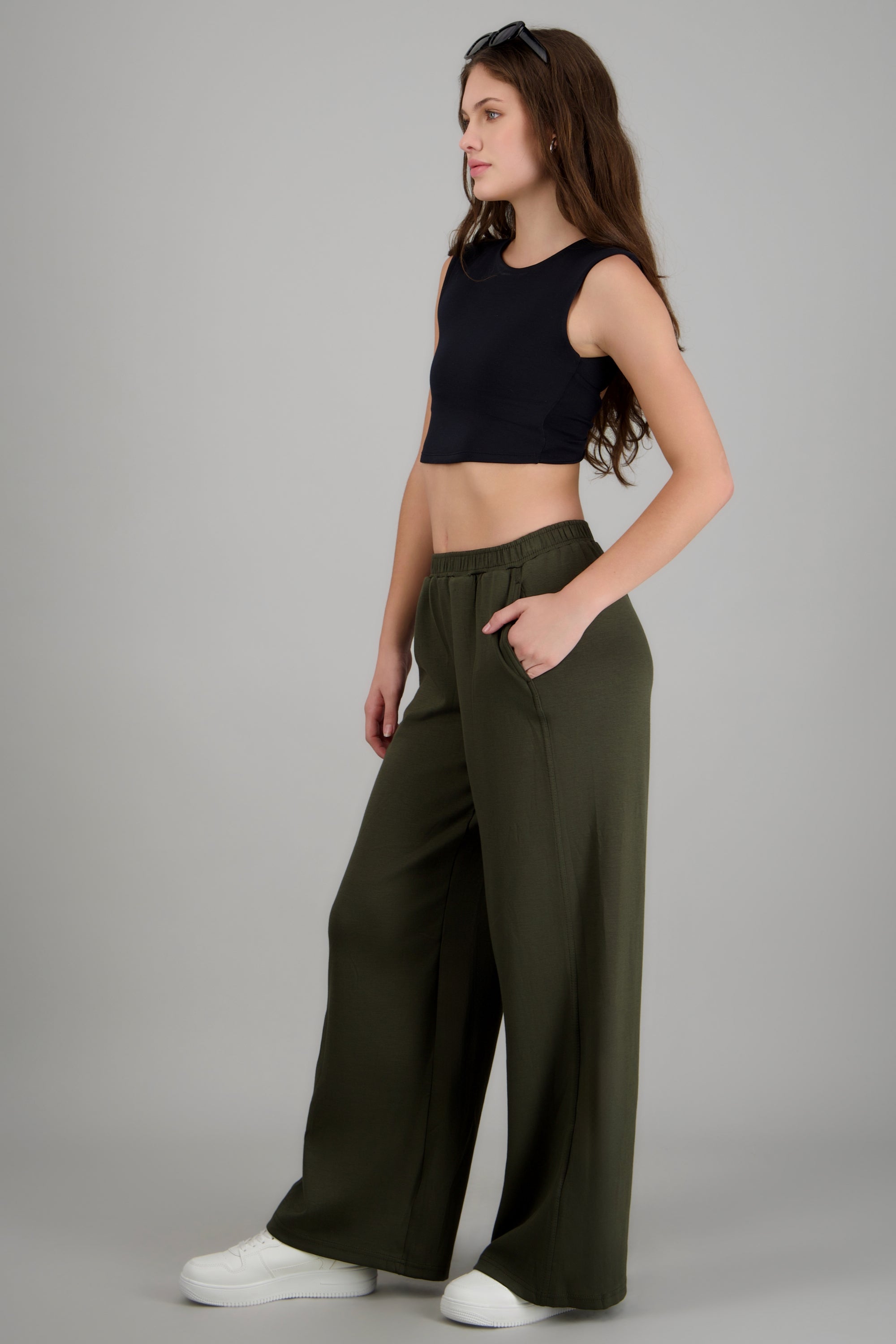 Pants modal con bolsas OLIVO