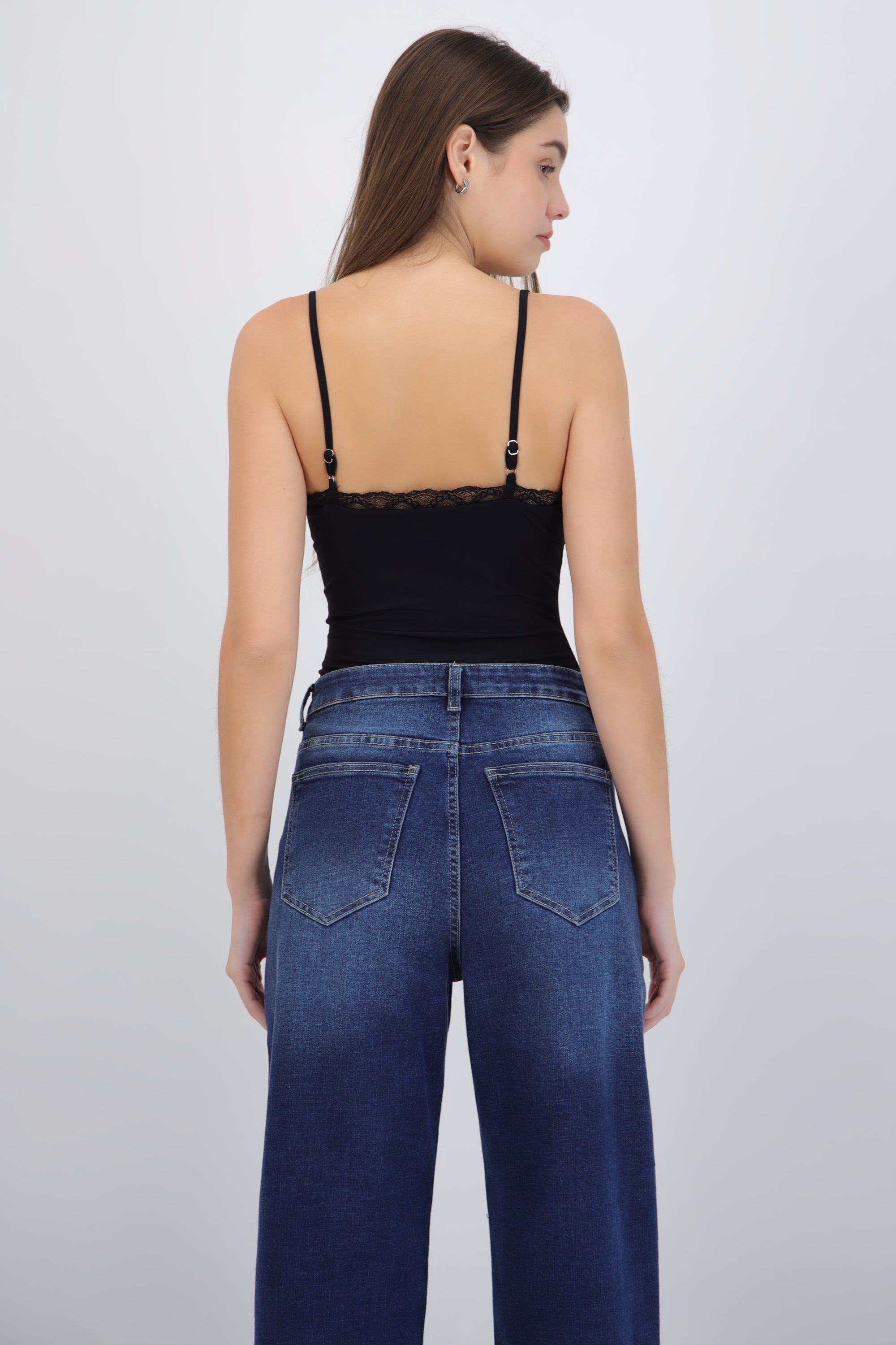 Bodysuit liso encaje