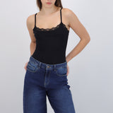 Bodysuit liso encaje
