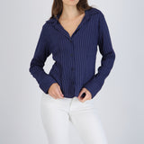 Camisa rayas detalle pinzas