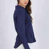 Camisa rayas detalle pinzas
