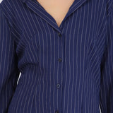 Camisa rayas detalle pinzas