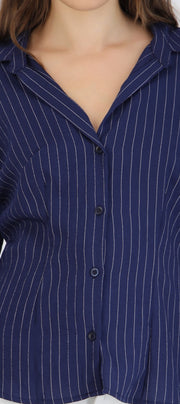 Camisa rayas detalle pinzas