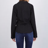 Camisa rayas detalle pinzas