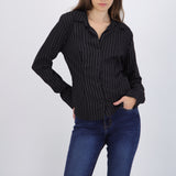 Camisa rayas detalle pinzas